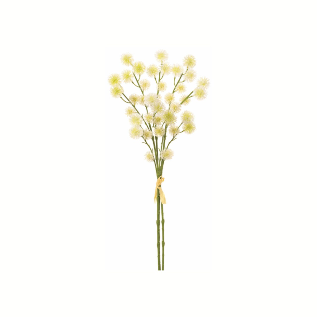24" Artificial White Thistle Stems – Faux Floral Bundle for Arrangements, Bouquets & Wreath Making-FBT230-WH